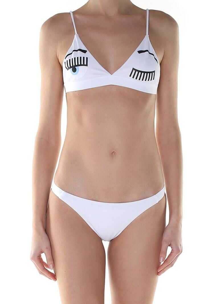 Costum Chiara Ferragni Flirting Bikini White