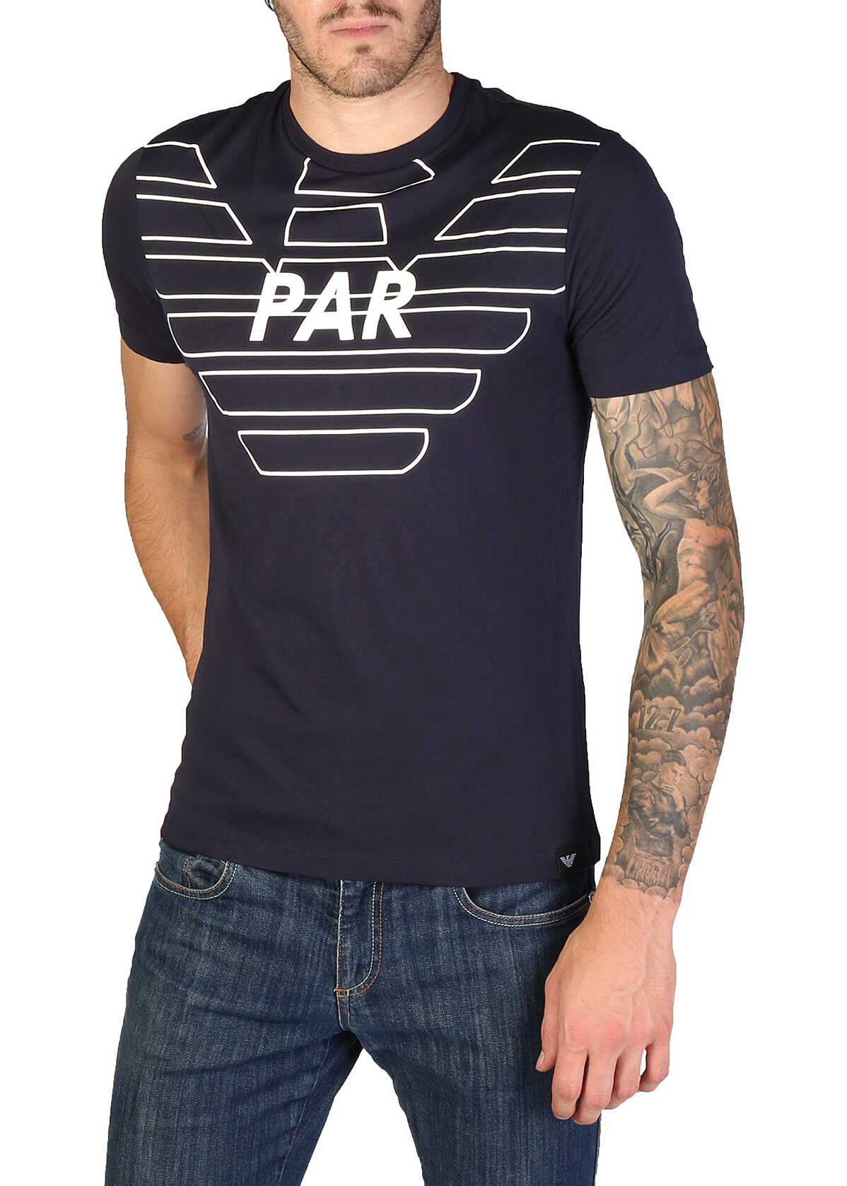 Tricou Emporio Armani 3Z1T76 Blue