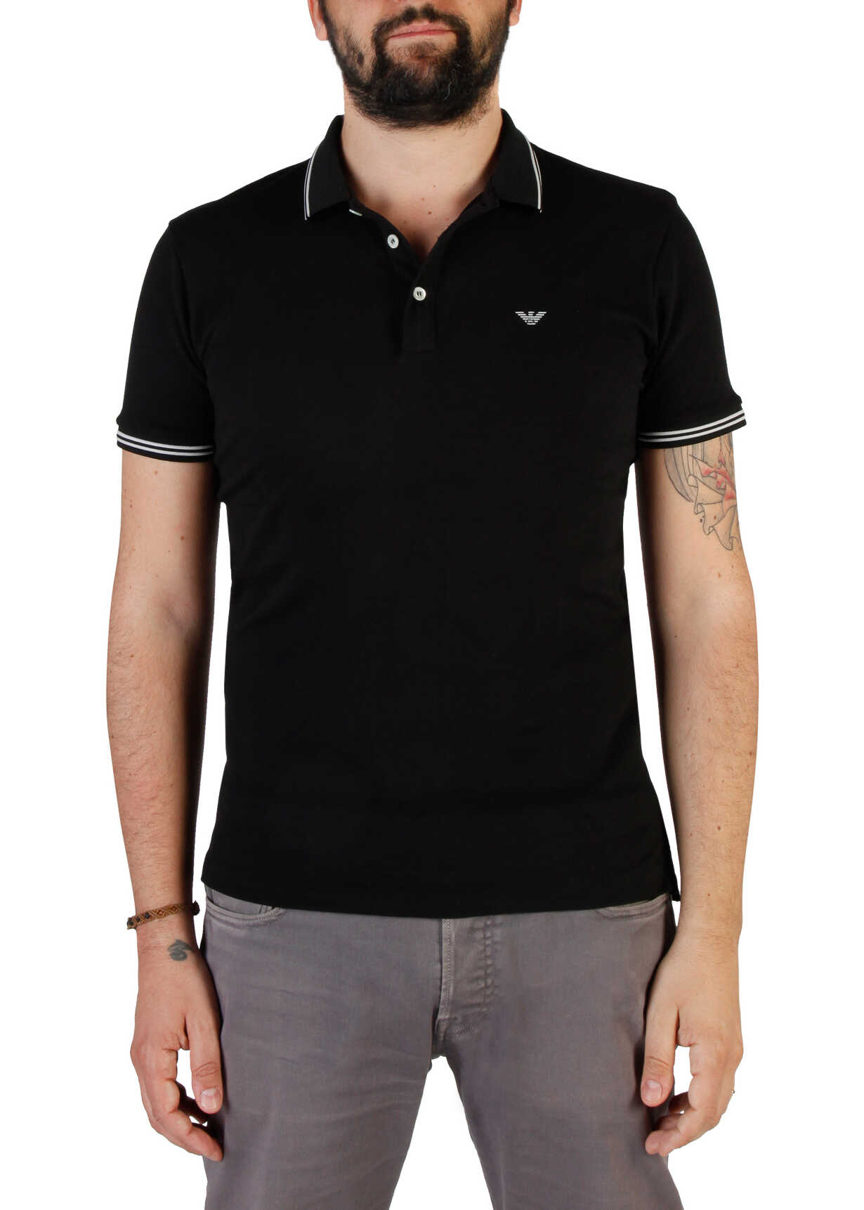 Tricou Emporio Armani 8N1F30 Black