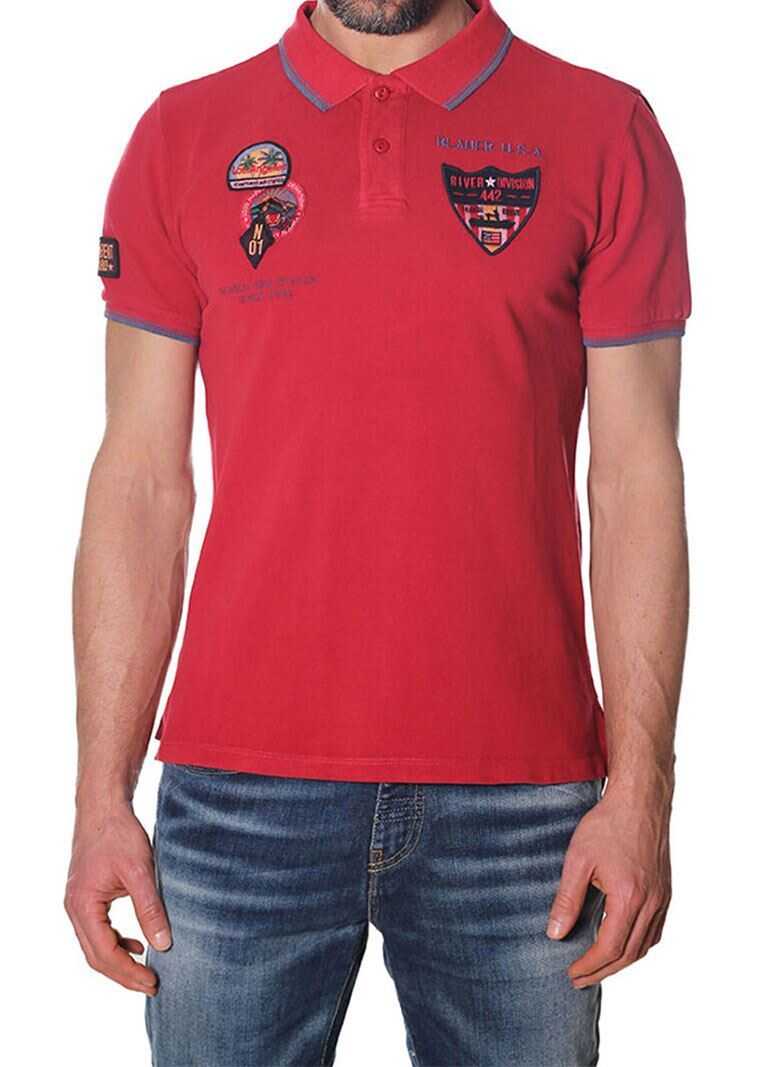 Tricou Blauer Red Cotton Pique Polo Red