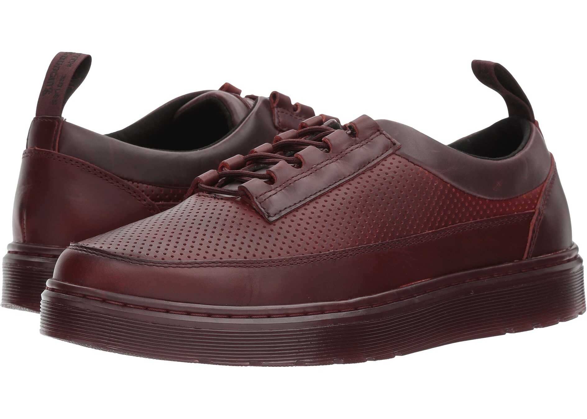 Tenis Dr. Martens Reuban Brando Perfed Oxblood Brando/Oxblood PU/Oxblood Perf Brando