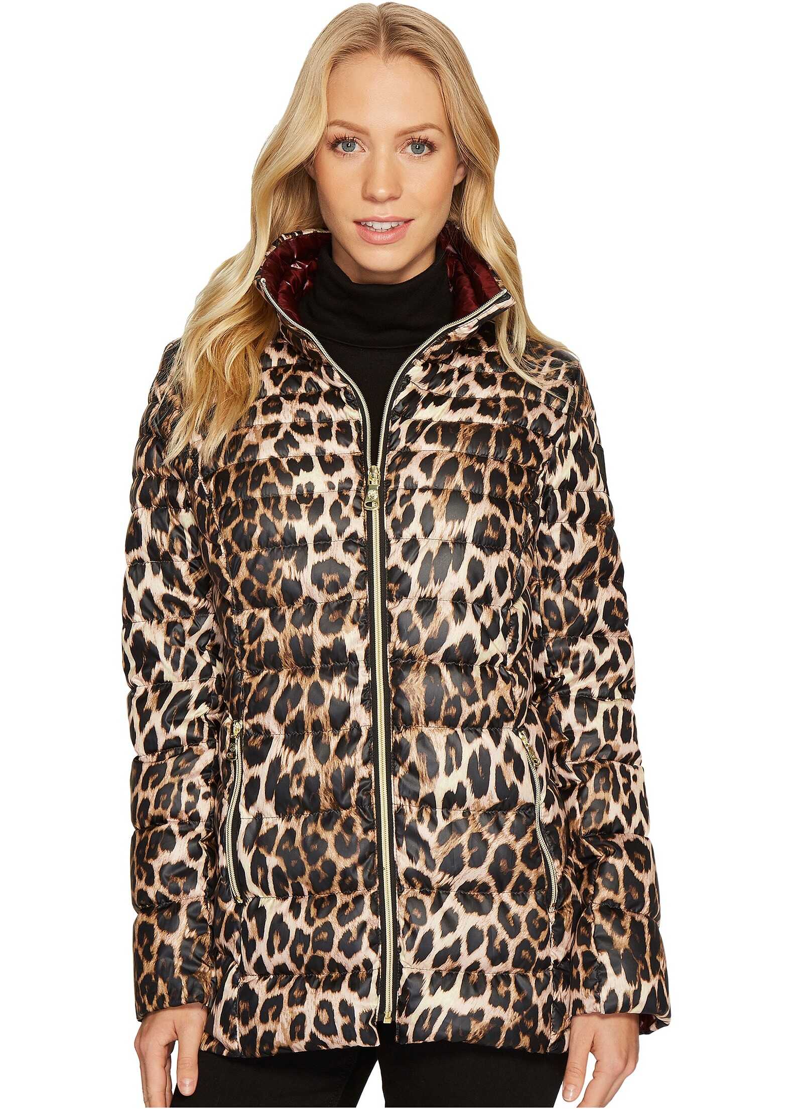 Geaca Vince Camuto Lightweight Down N1971 Leopard