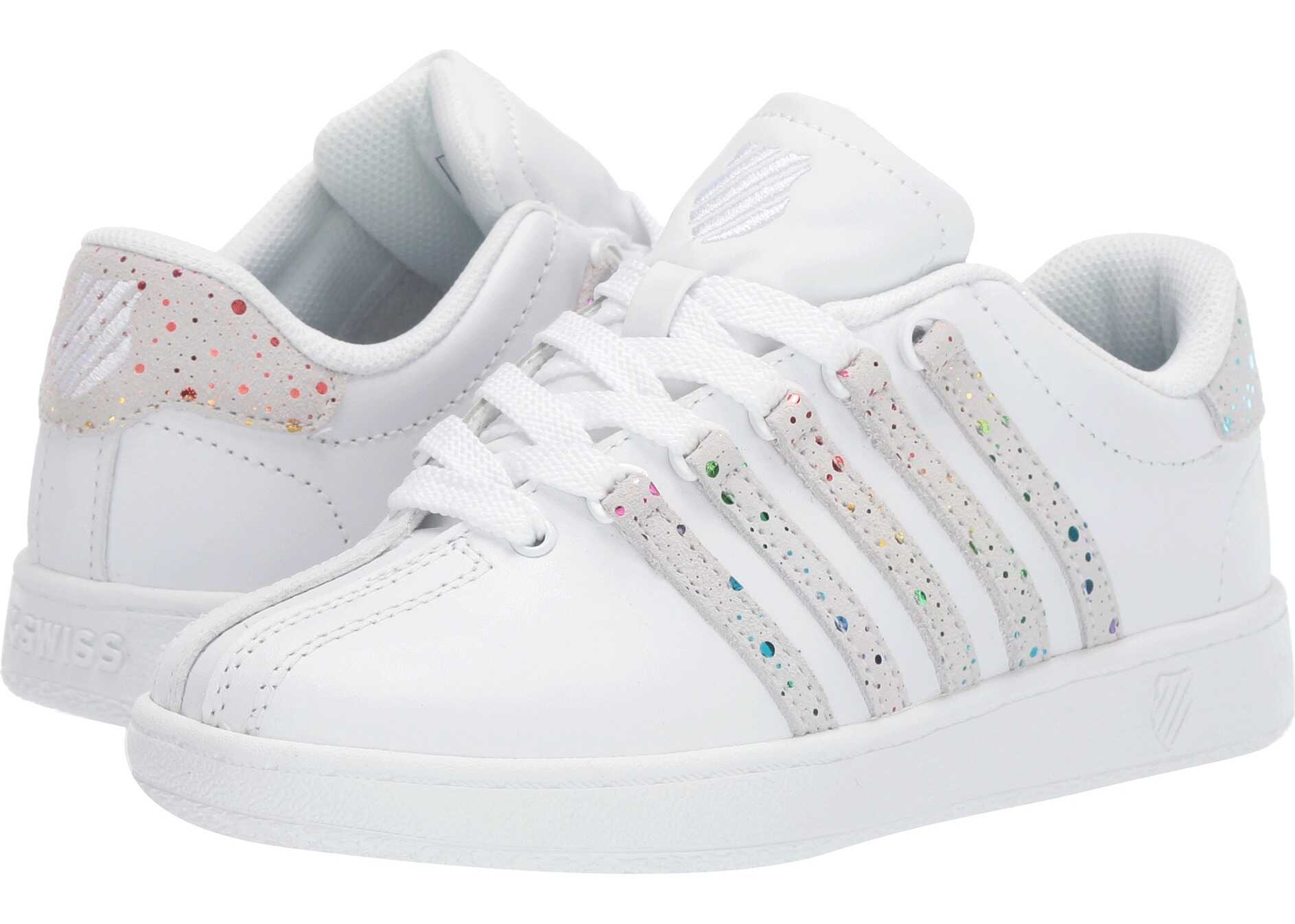 K-Swiss Classic VN (Big Kid) White/Rainbow