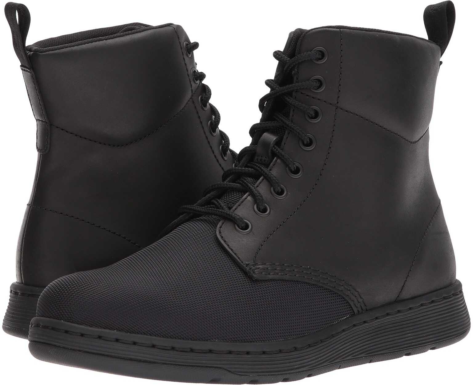 Gheata Dr. Martens Mono Rigal Cordura Black Temperley/Black Codura