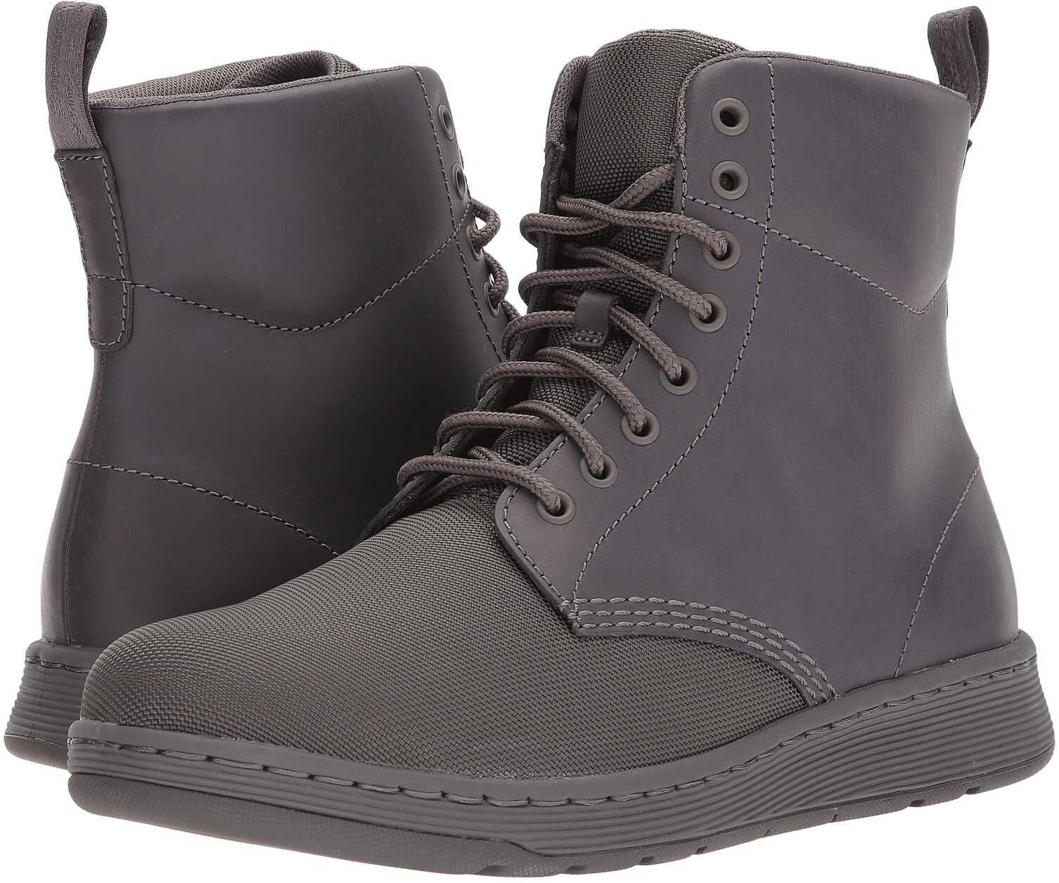 Gheata Dr. Martens Mono Rigal Cordura Gunmetal Temperley/Gunmetal Codura