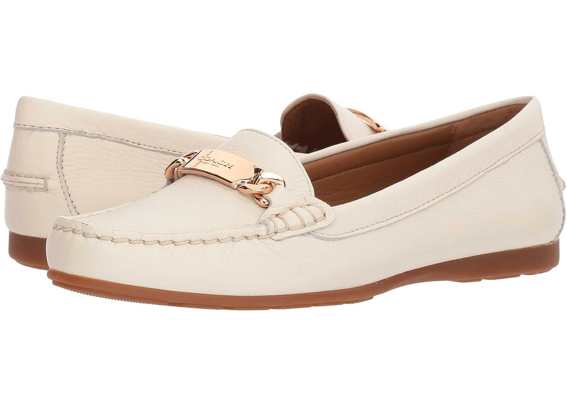 Mocasin COACH Olive Driver Chalk Leather