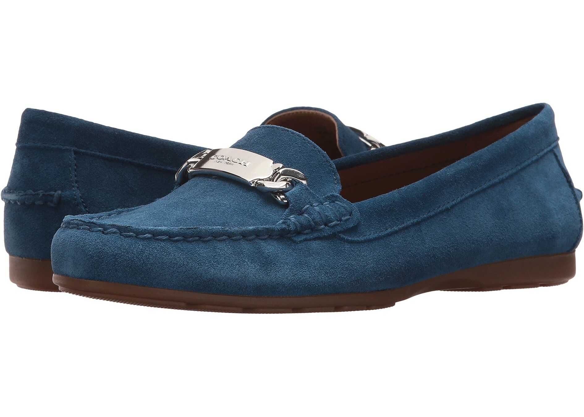 Mocasin COACH Olive Driver Cobalt Suede