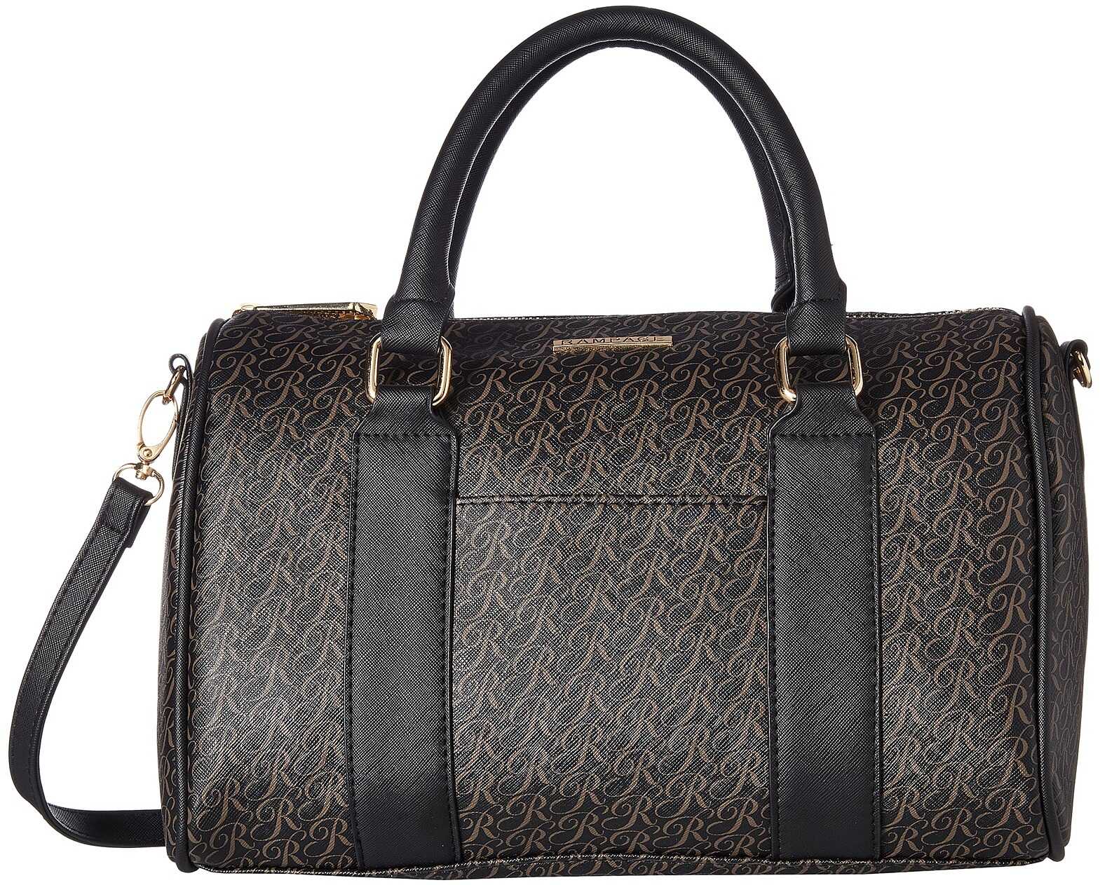 Geanta femei Rampage Signature Satchel with Front Pocket Black