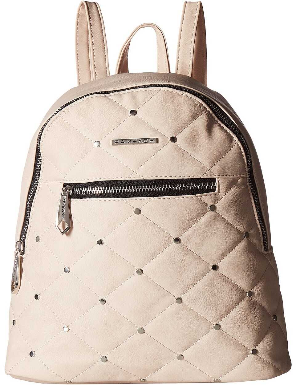 Rucsac Rampage Quilted Stud Midi Backpack Blush