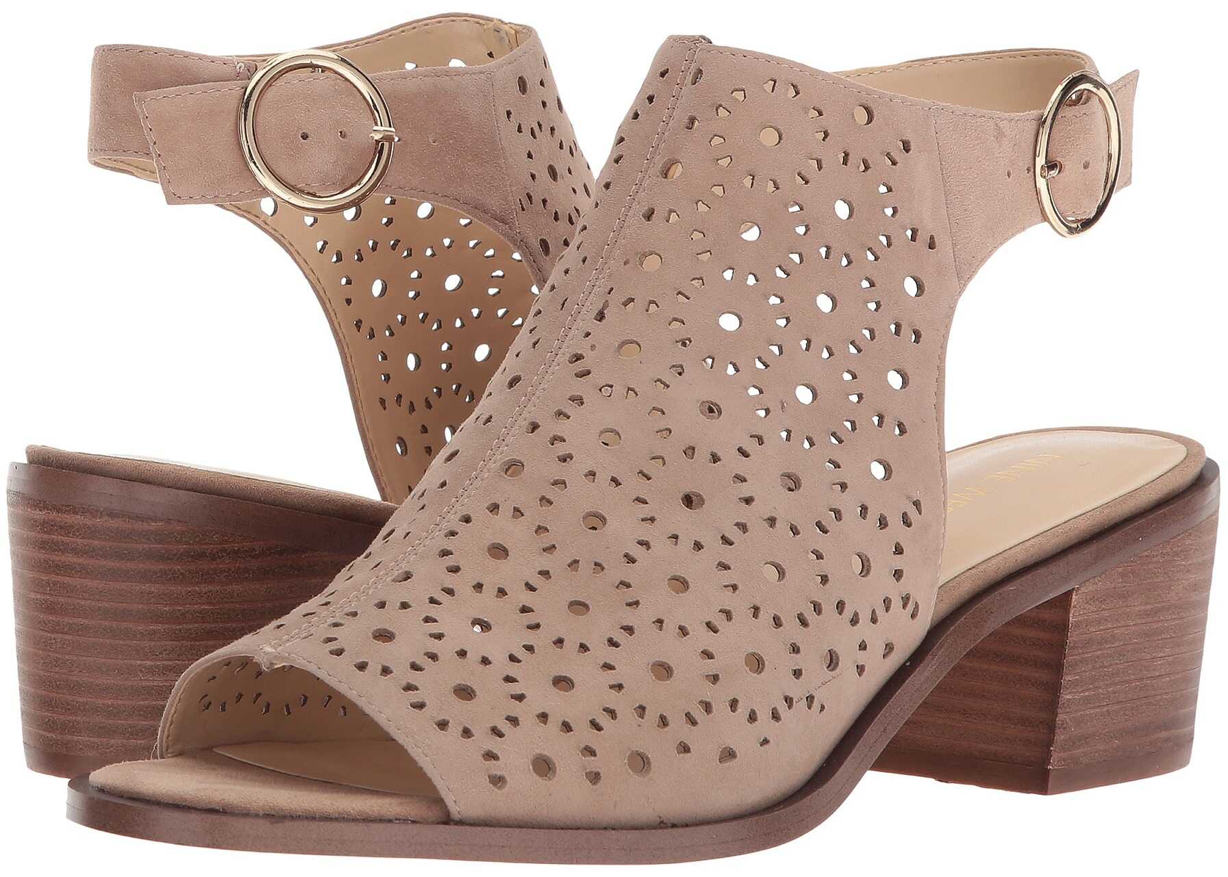 Sandala Nine West Rylatt Natural Suede