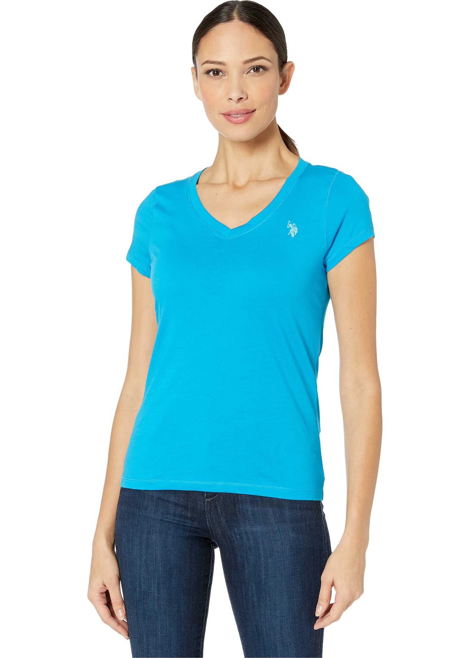 U.S. POLO ASSN. Tonal Embroidered T-Shirt Cerulean Dream