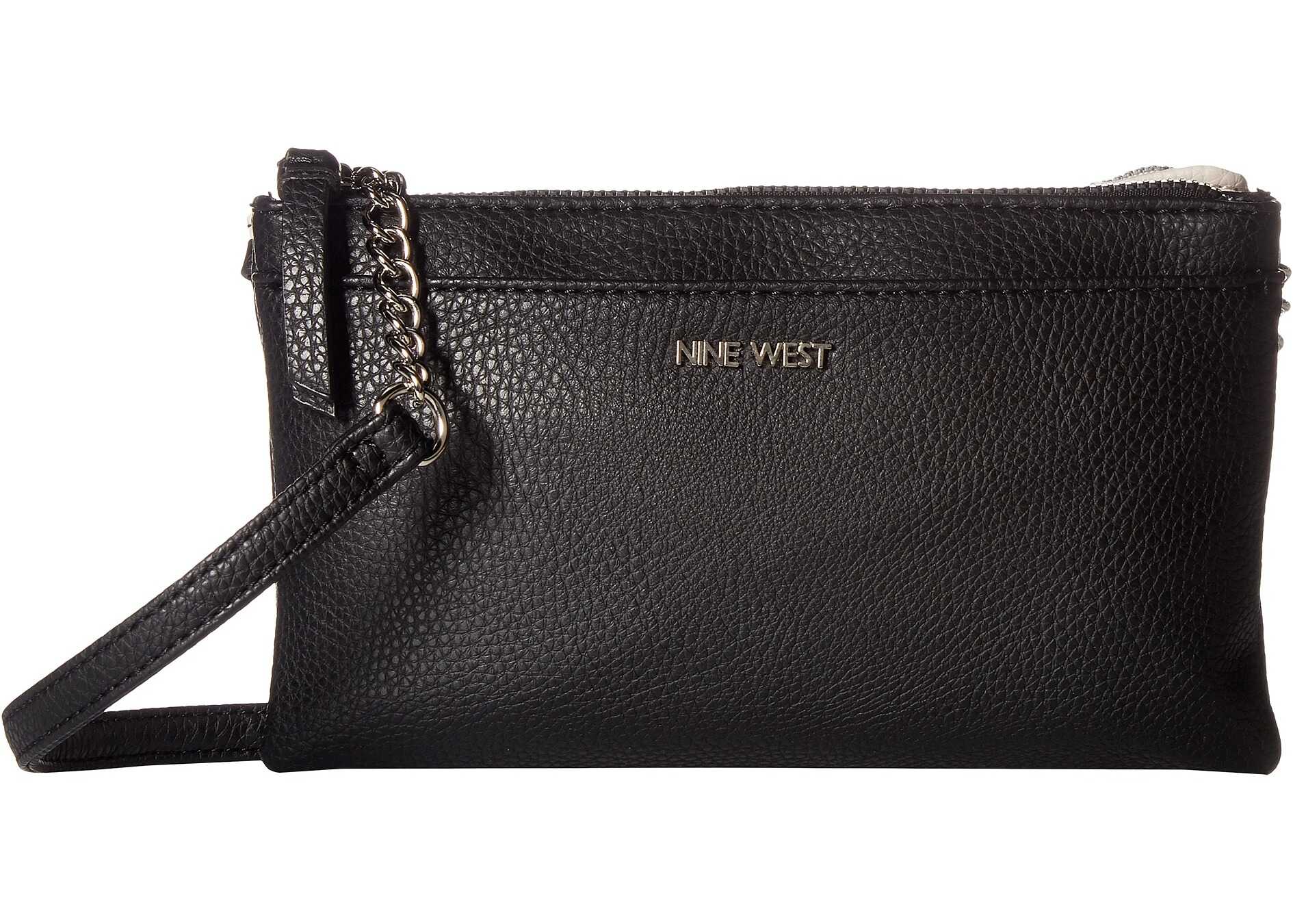 Geanta femei Nine West Pernille Crossbody Black/Milk