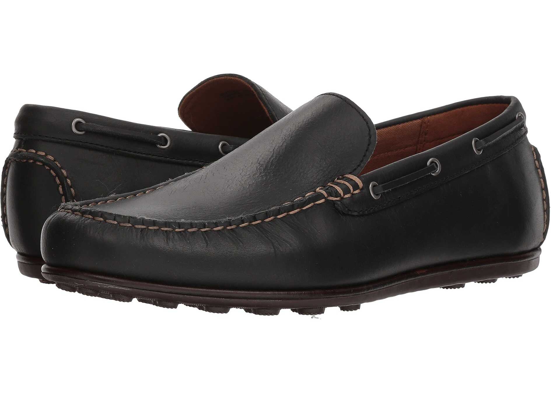 Mocasin Frye Venetian Driving Moc Black Leather