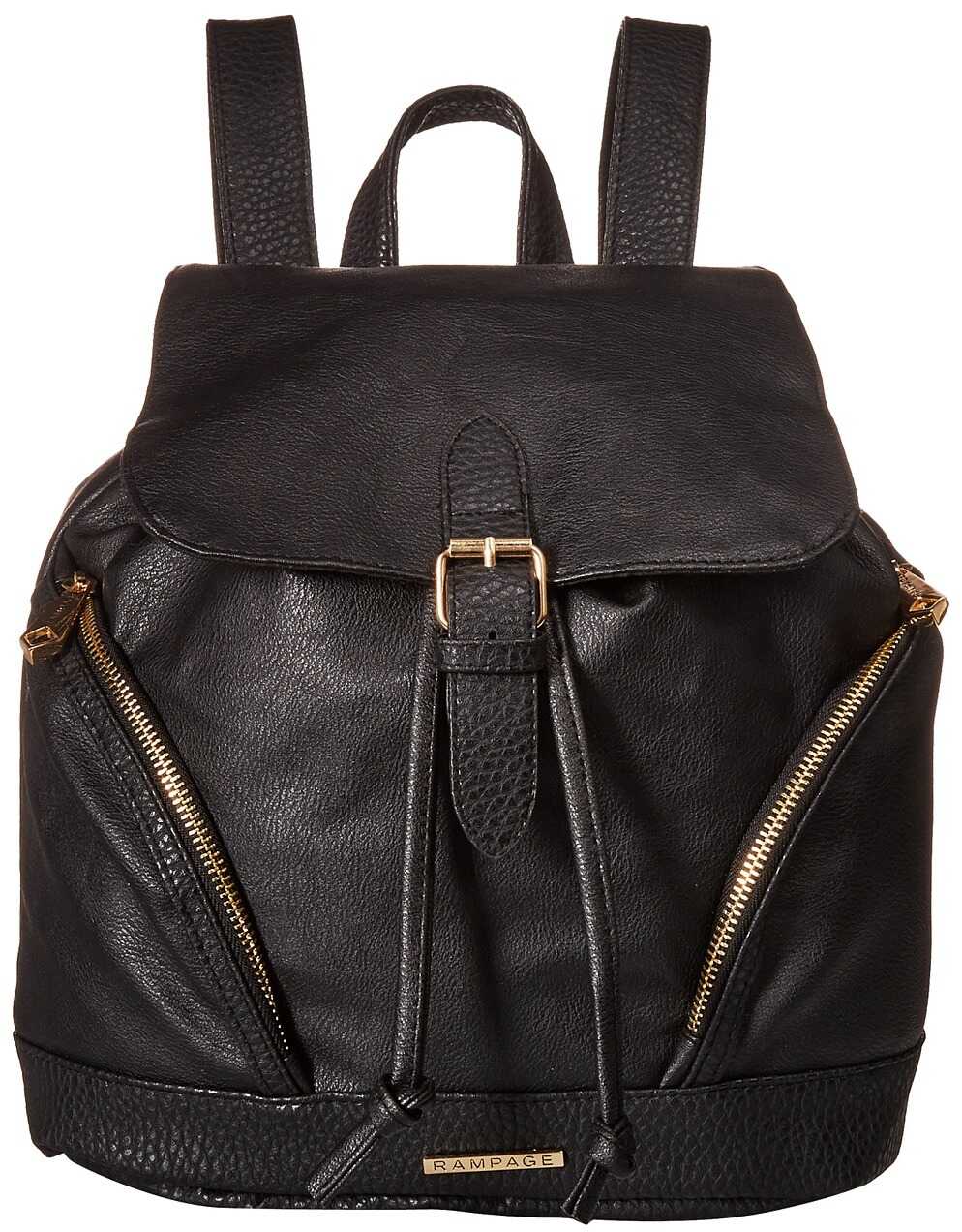 Rucsac Rampage Mixed Media Pebble Grain Backpack Black