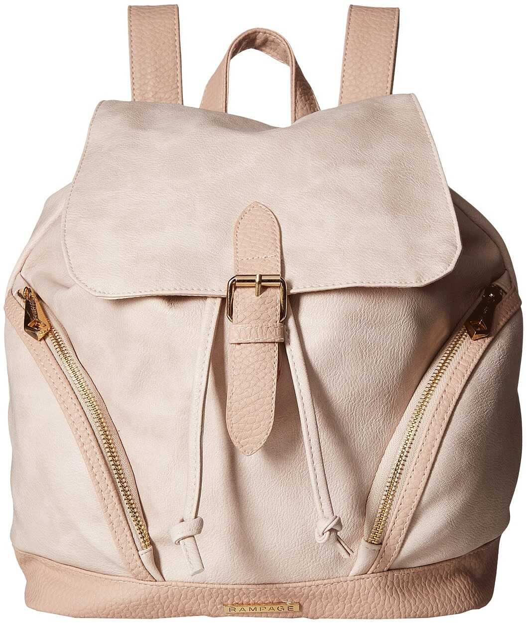 Rucsac Rampage Mixed Media Pebble Grain Backpack Blush