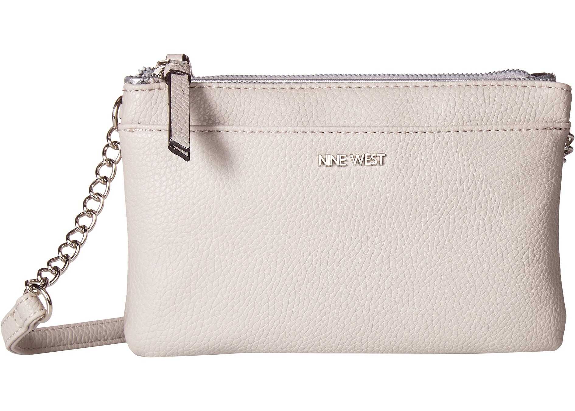 Geanta femei Nine West Pernille Crossbody Dove/Silver