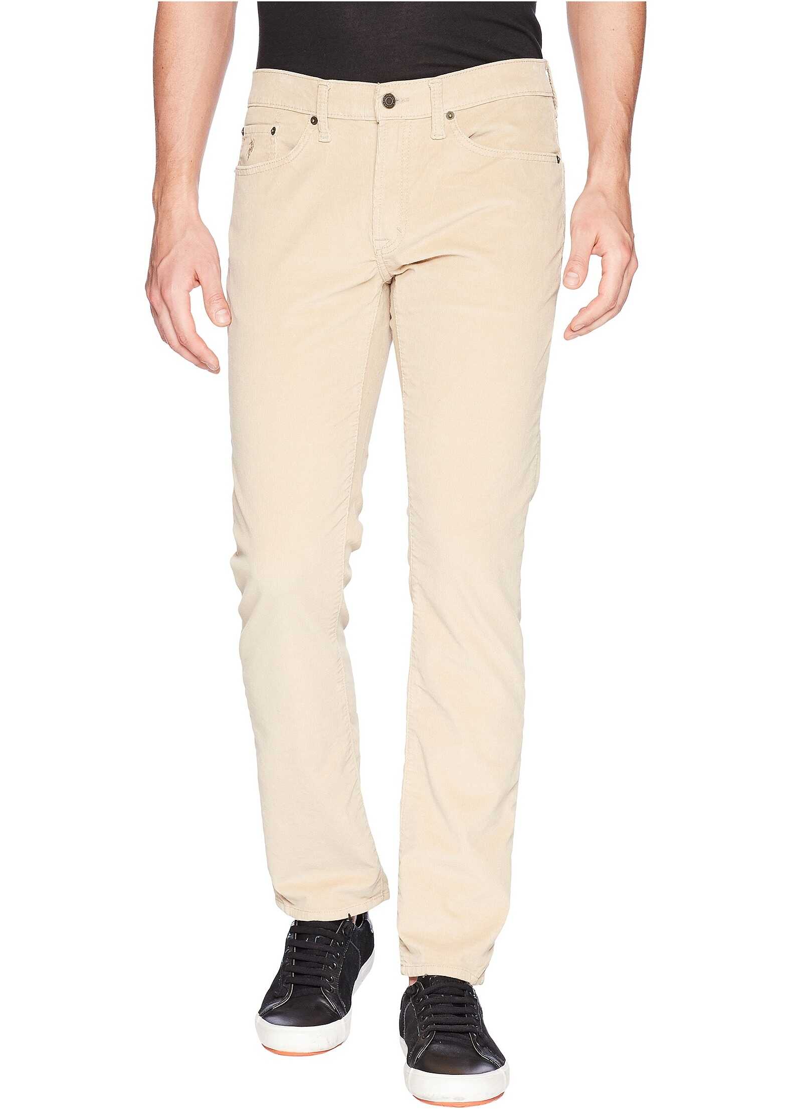 Pantalon U.S. POLO ASSN. Slim Straight Corduroy Pants Vallejo Tan