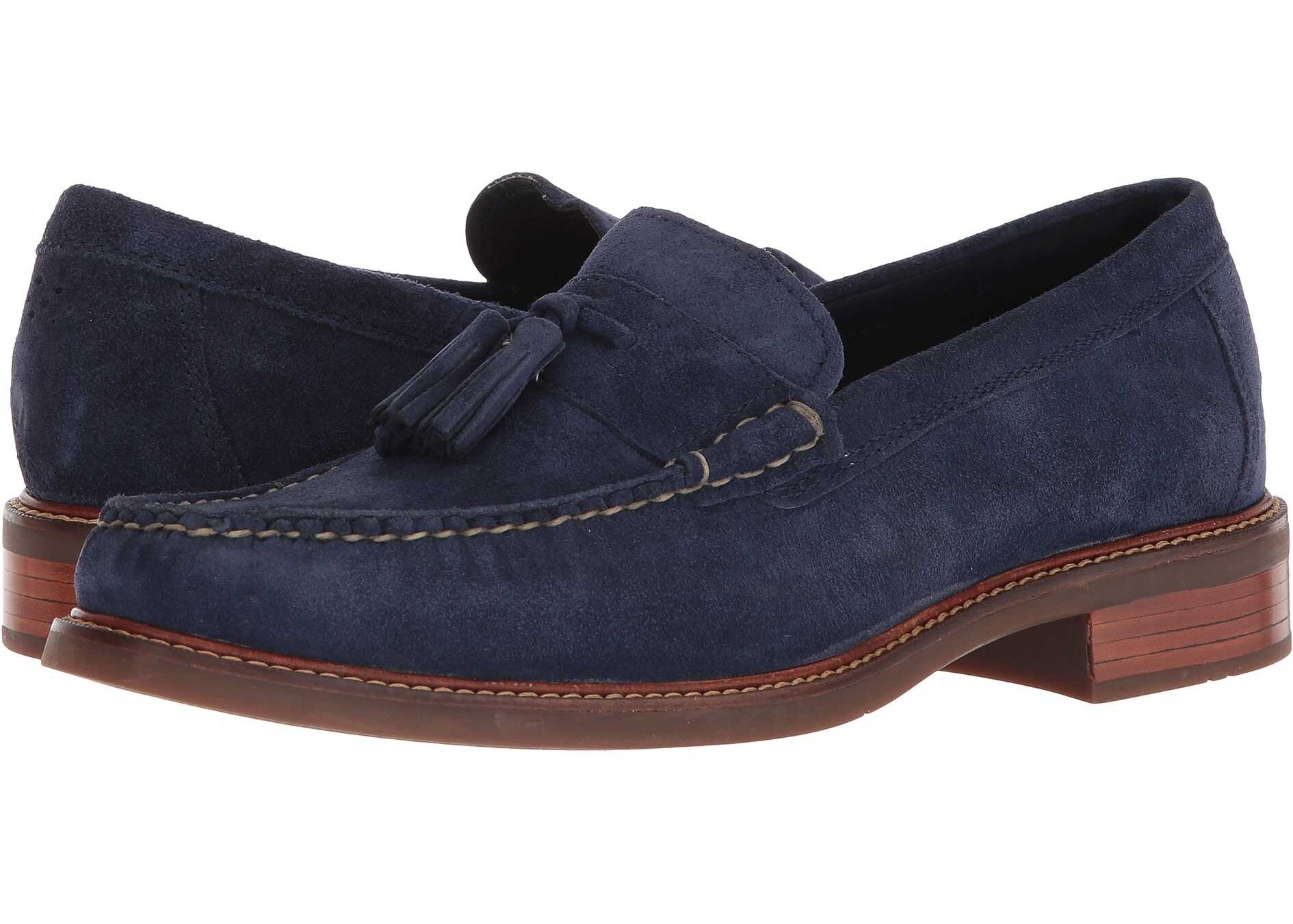 Mocasin Cole Haan Pinch Sanford Tassel Loafer Marine Blue Suede