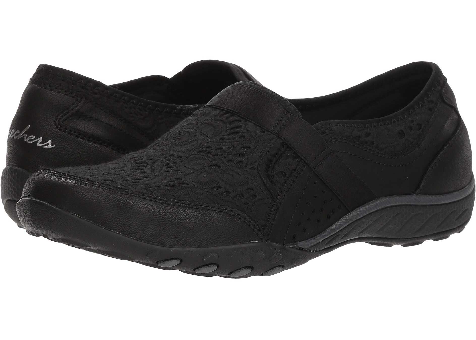 Tenis SKECHERS Breathe Easy - Thankful Black