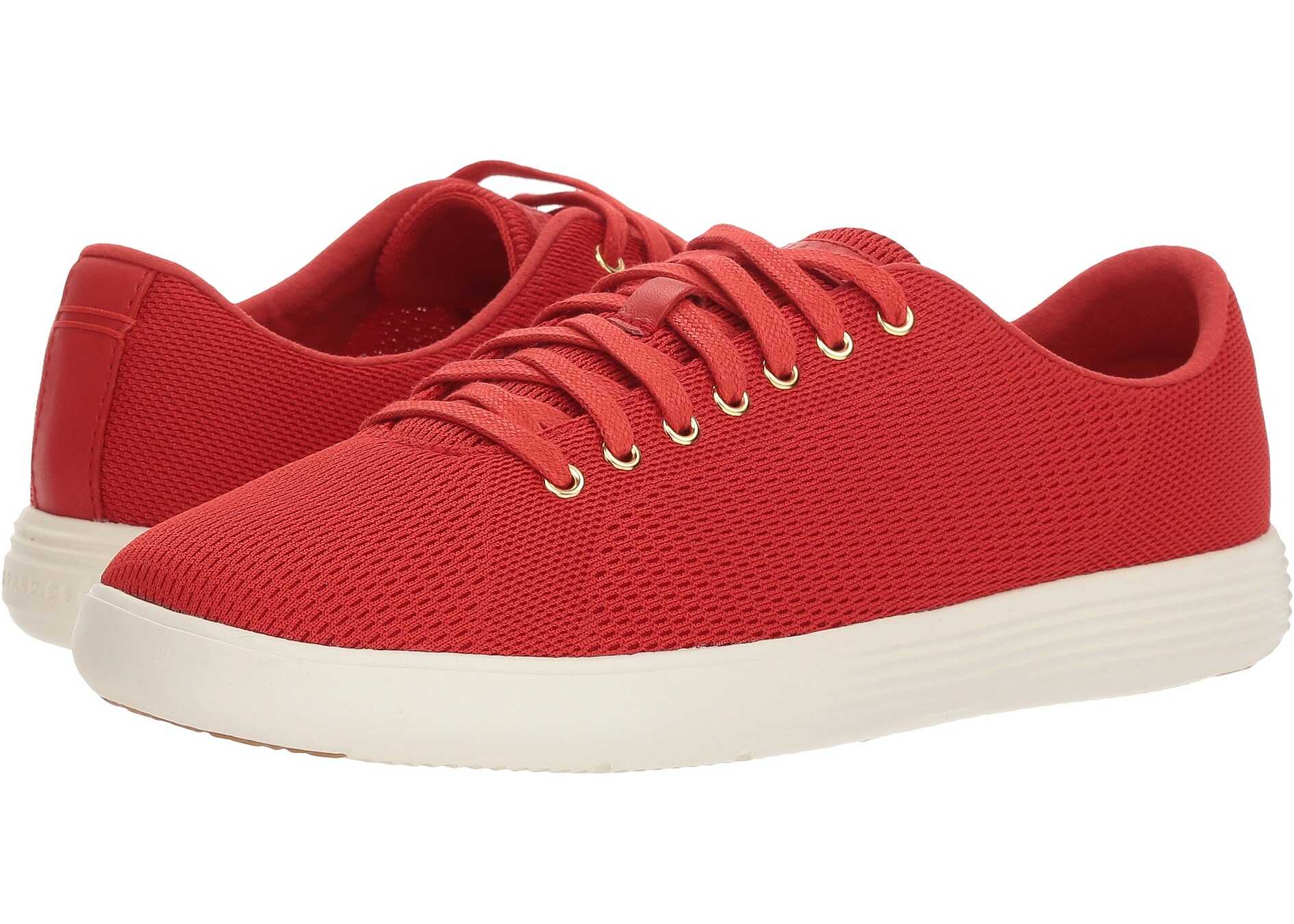Tenis Cole Haan Grand Crosscourt Knit II Aura Orange Knit/Optic White