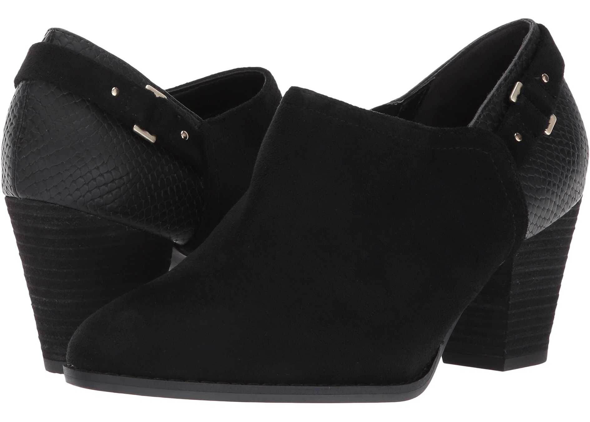 Pantof Dr. Scholl's Disperse Black Microfiber/Patent