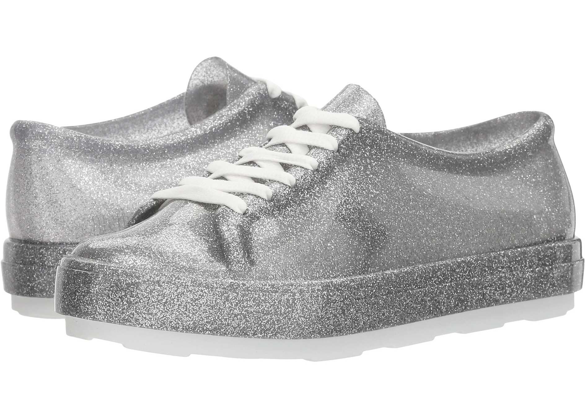 Pantof Melissa Shoes Be Bright Silver Glitter