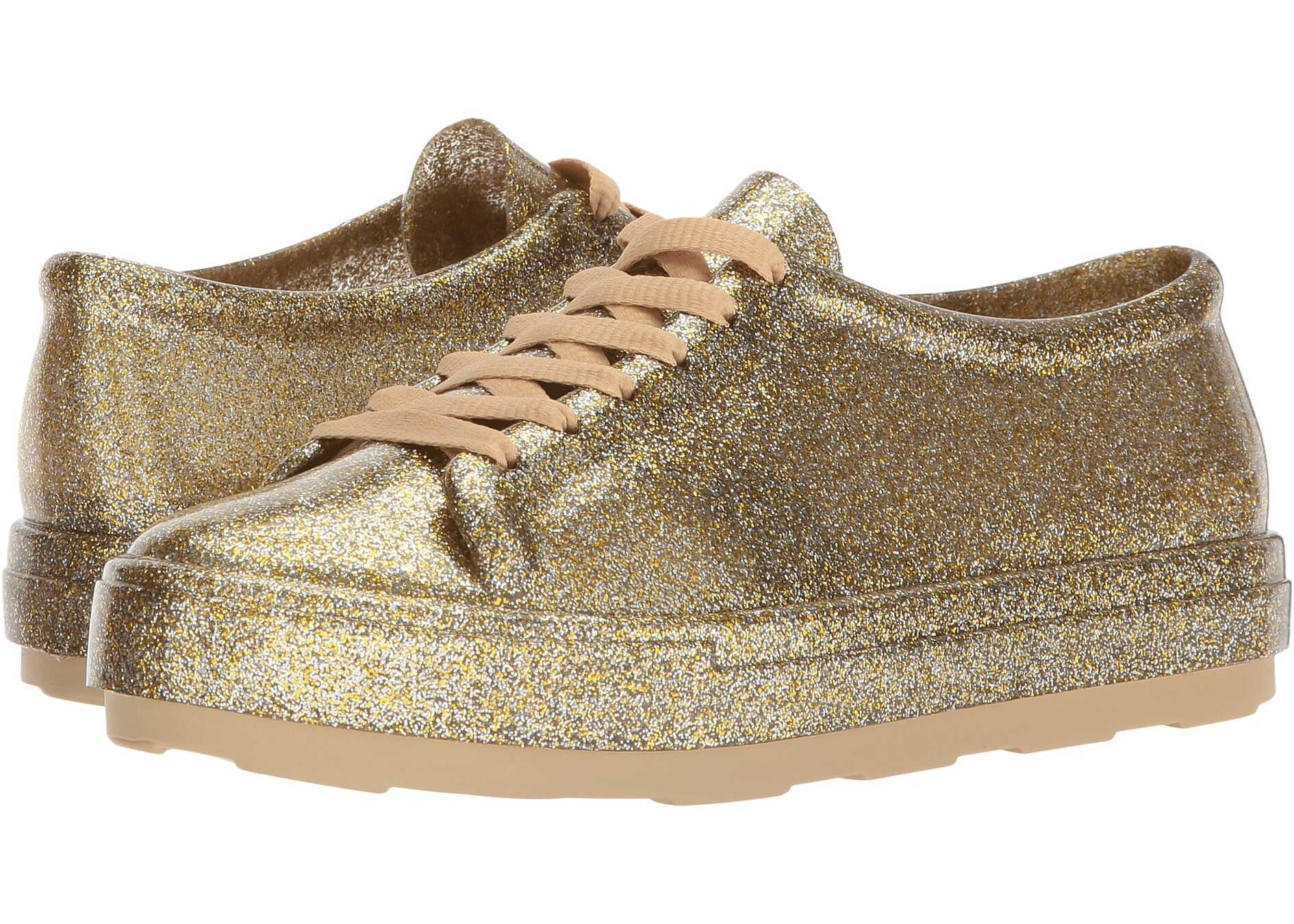 Pantof Melissa Shoes Be Gold Fushion Glitter