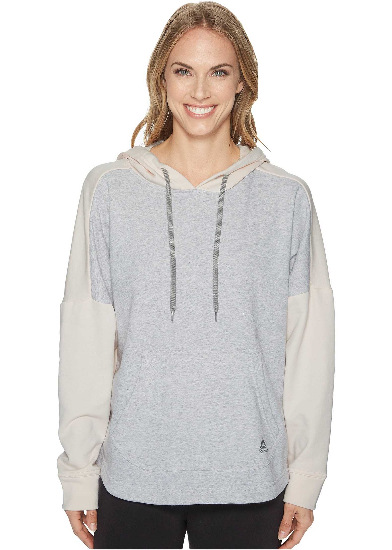 Bluza Reebok French Terry Long Sleeve Cover-Up Pale Pink