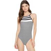 Costume de Baie Modern Marine Shaping High Neck Lace Back Mio One-Piece Femei