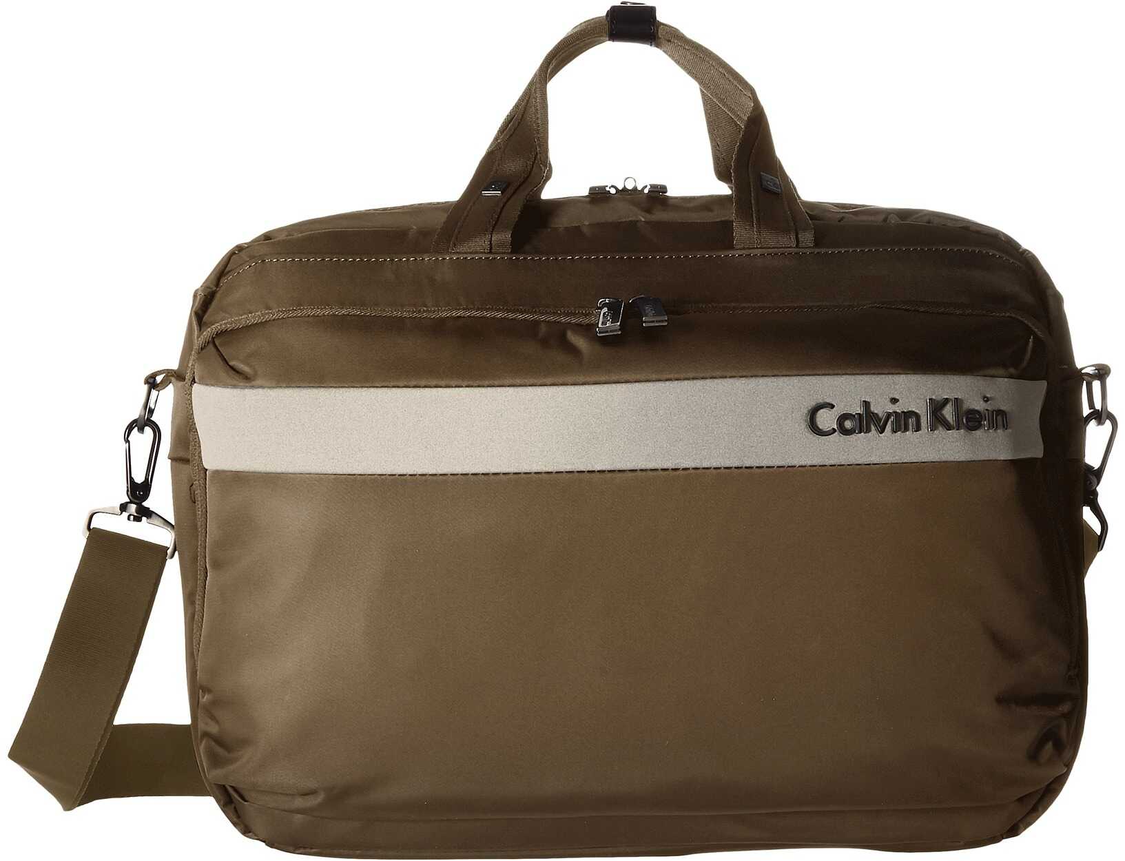 Geanta barbati Calvin Klein Flatiron 3.0 Laptop Case Brown
