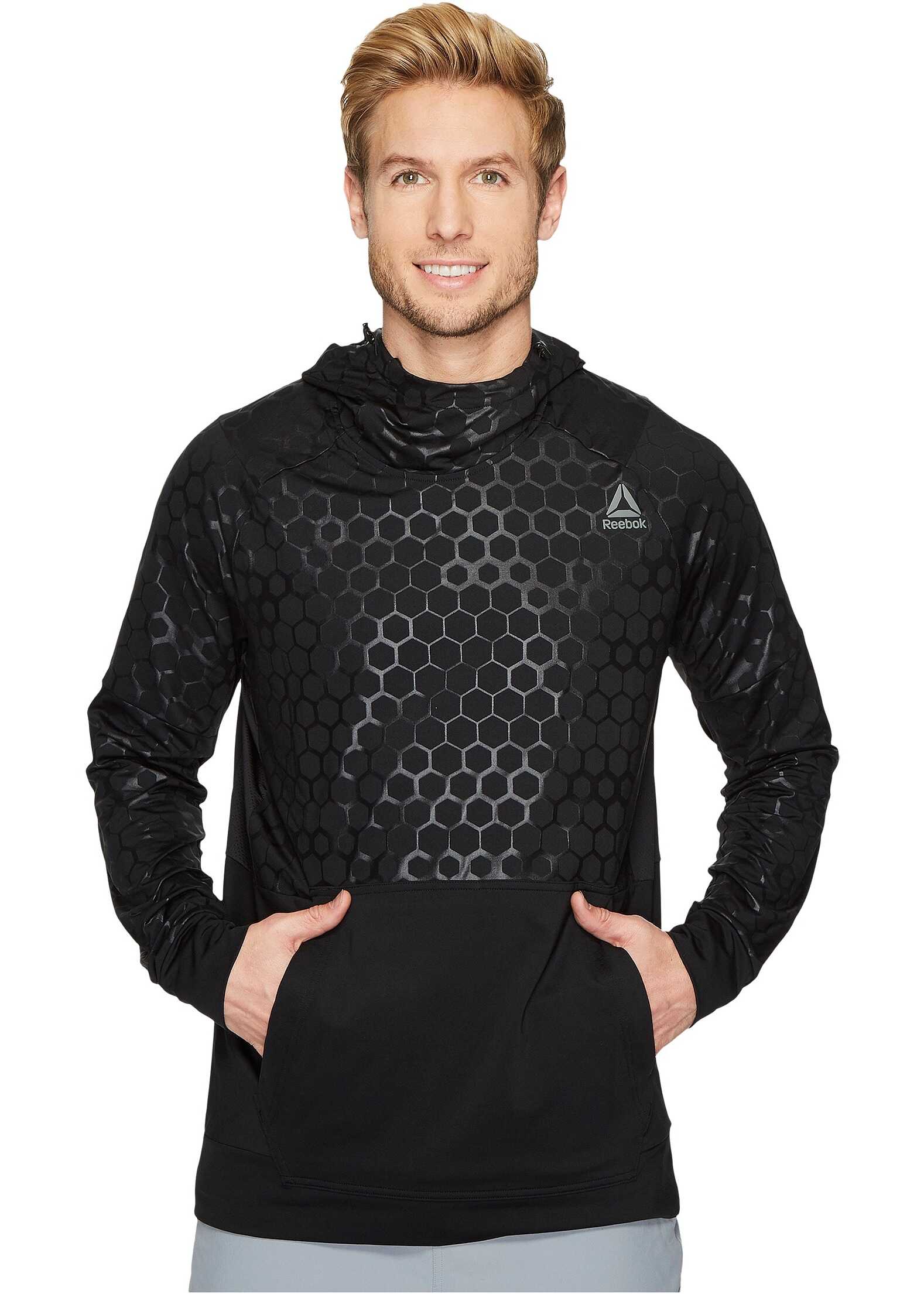 Bluza Reebok Hexawarm Performance Hoodie Black
