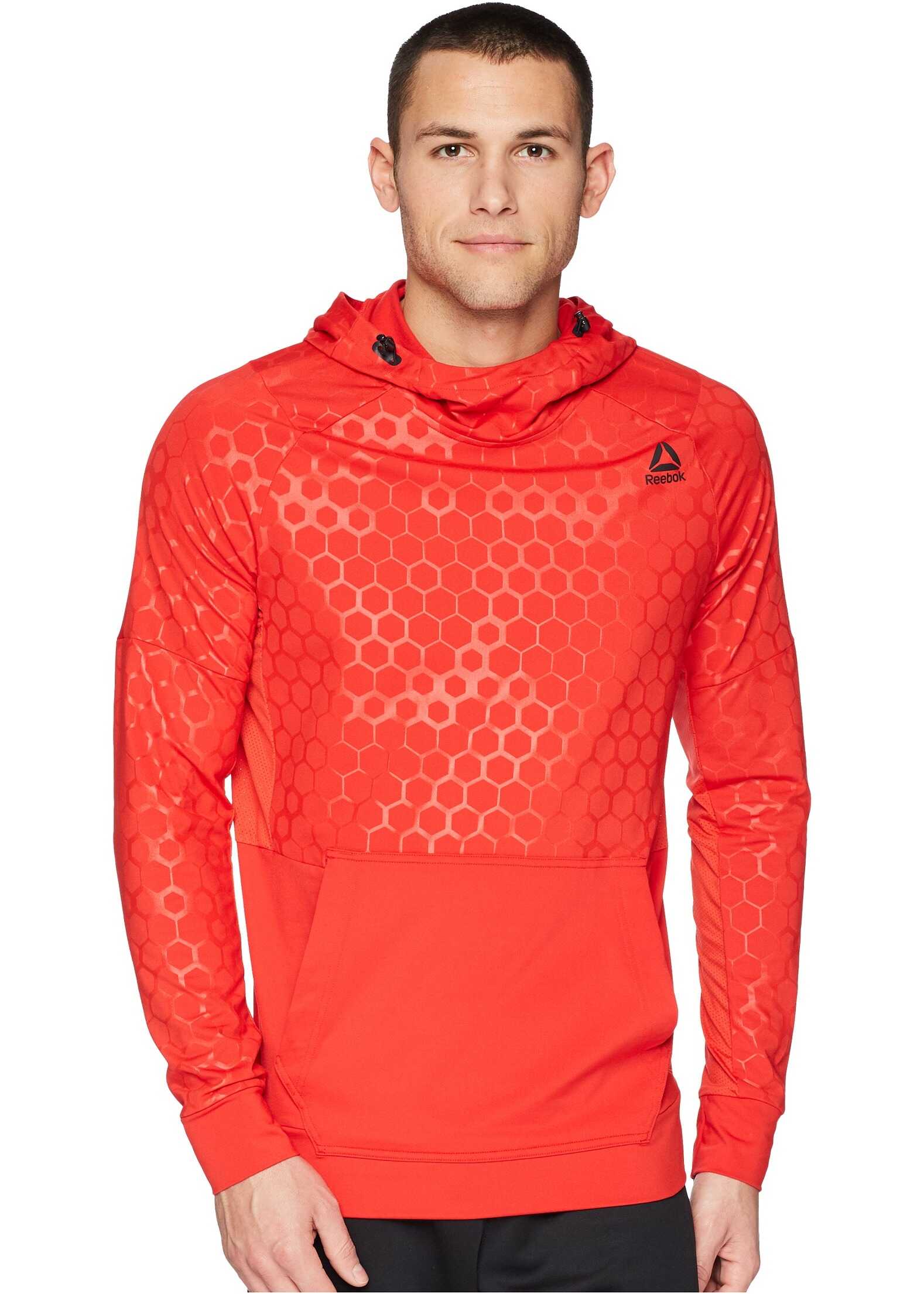 Bluza Reebok Hexawarm Performance Hoodie Primal Red