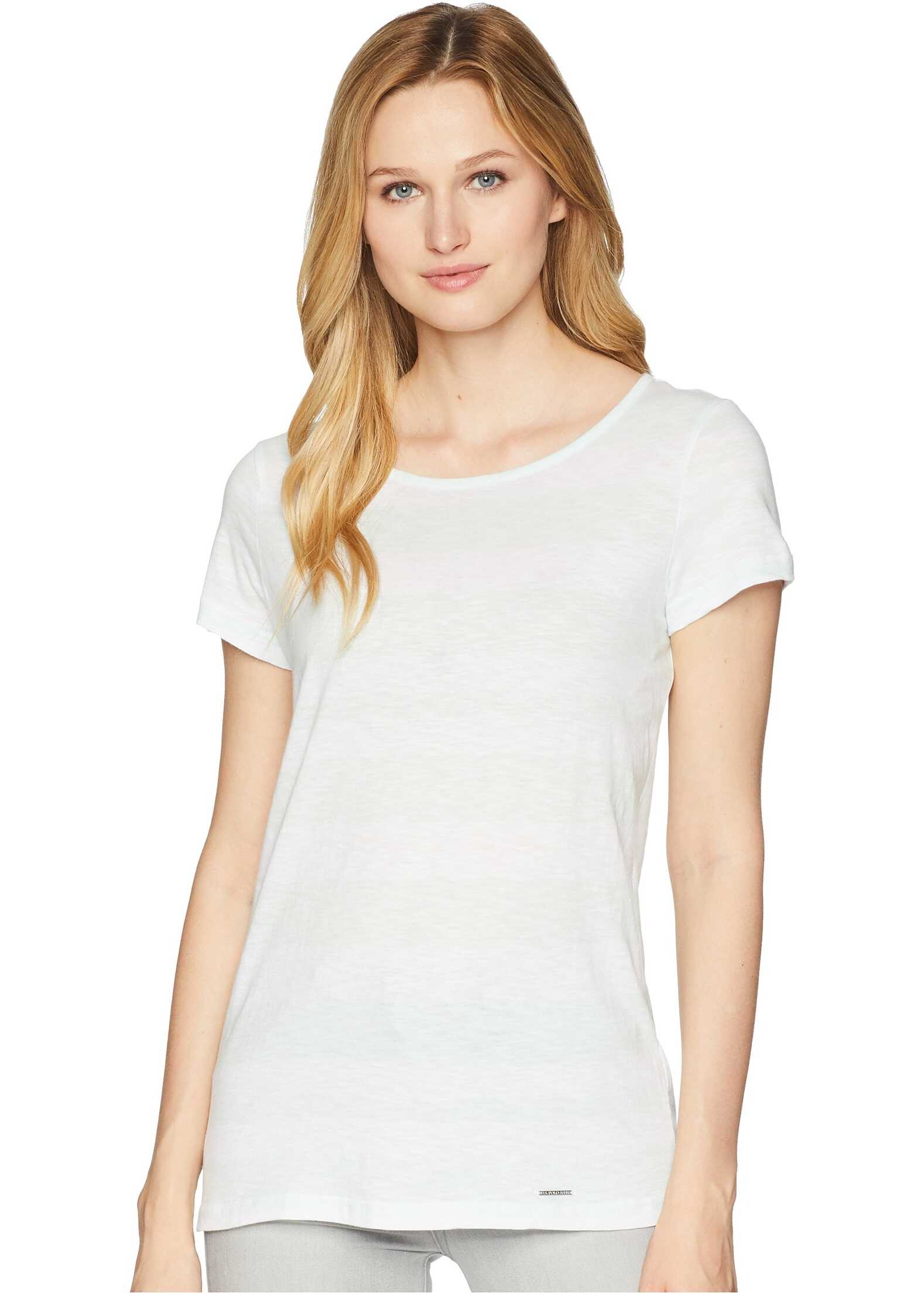 Tricou U.S. POLO ASSN. Mixed Stripe Tie Back T-Shirt Like Glass