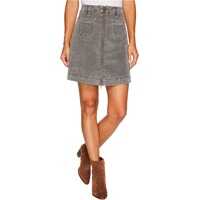 Fuste McCamey Zip Front Skirt in Refined Corduroy Femei