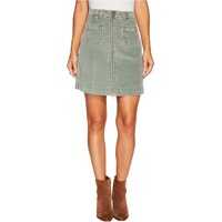 Fuste McCamey Zip Front Skirt in Refined Corduroy Femei