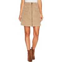 Fuste McCamey Zip Front Skirt in Refined Corduroy Femei