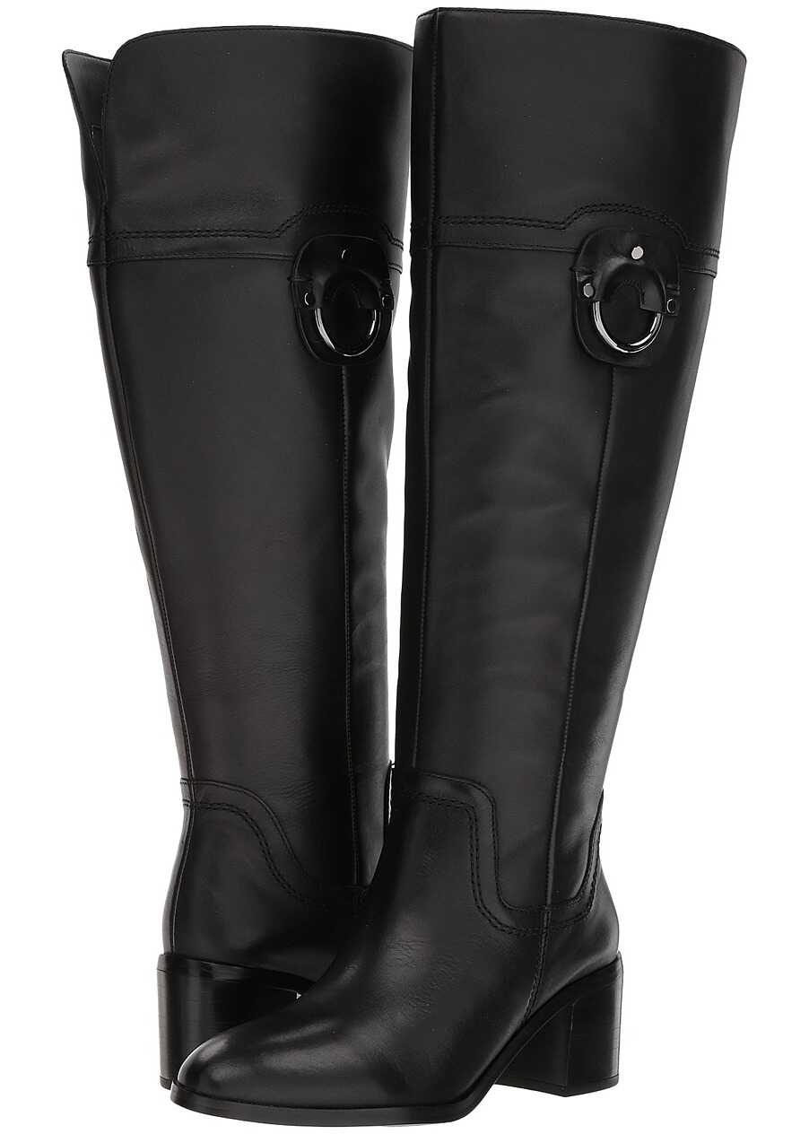 Gheata Franco Sarto Beckford Wide Calf Black Leather
