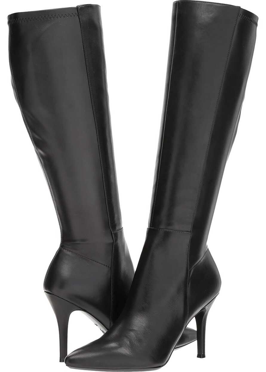 Gheata Nine West Fallon Tall Dress Boot Black/Black Leather