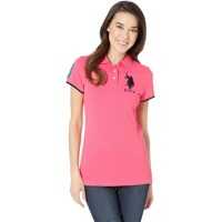 Tricouri Polo Contrast Patch Big Pony Polo Shirt Femei