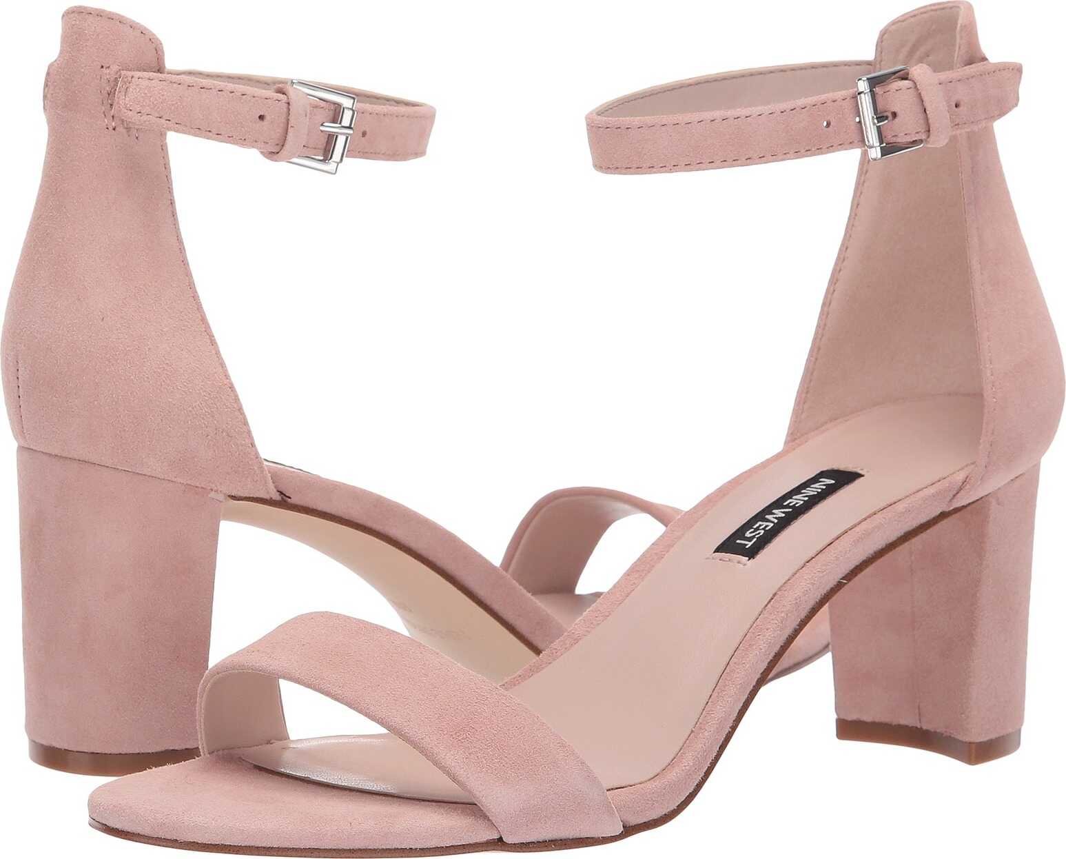 Nine West Pruce Block Heel Sandal Modern Pink