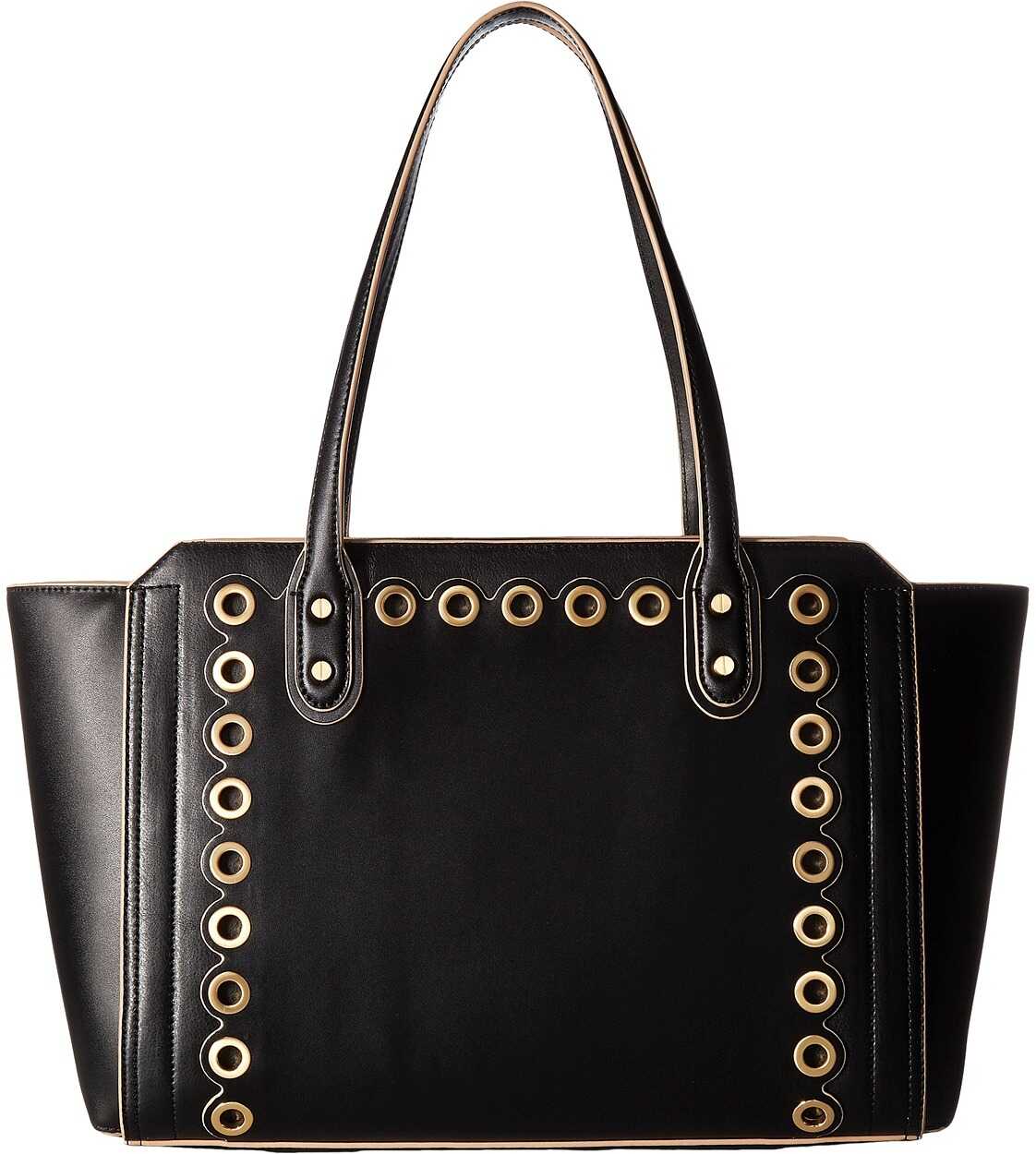 Geanta femei Ivanka Trump Soho Solutions Top Zip Shopper Black Scallop Grommets