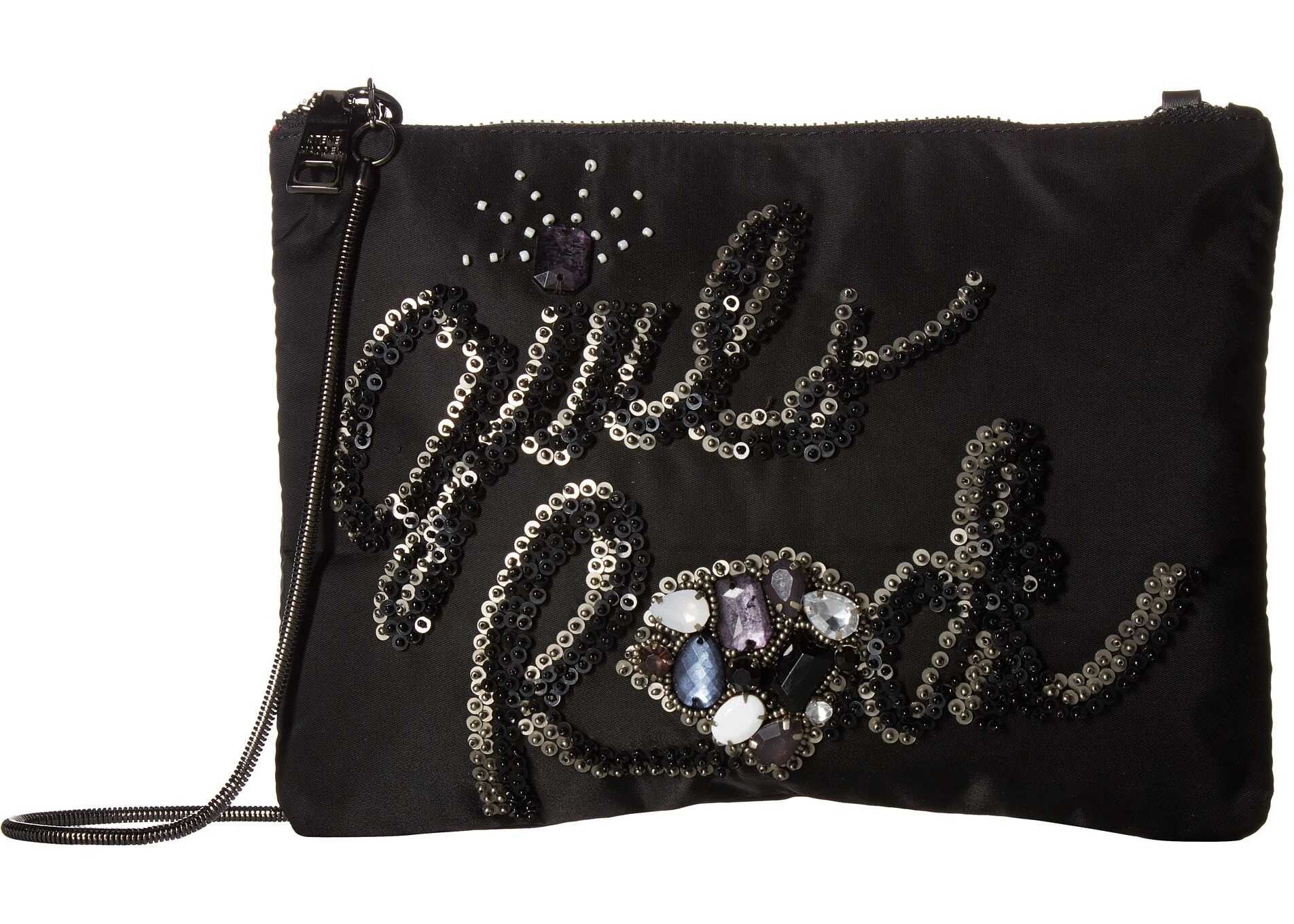 Geanta femei Steve Madden Brock Flat Crossbody Black