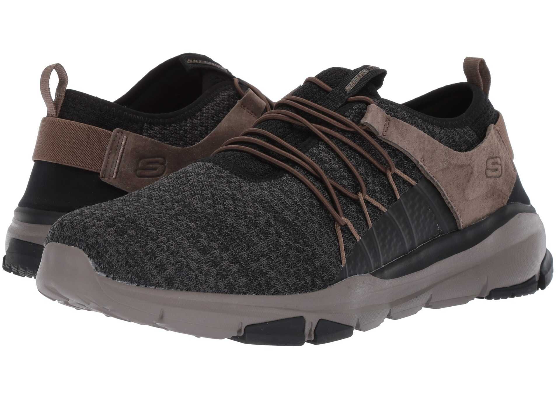 Tenis SKECHERS Relaxed Fit®: Soven - Lorado Black/Taupe