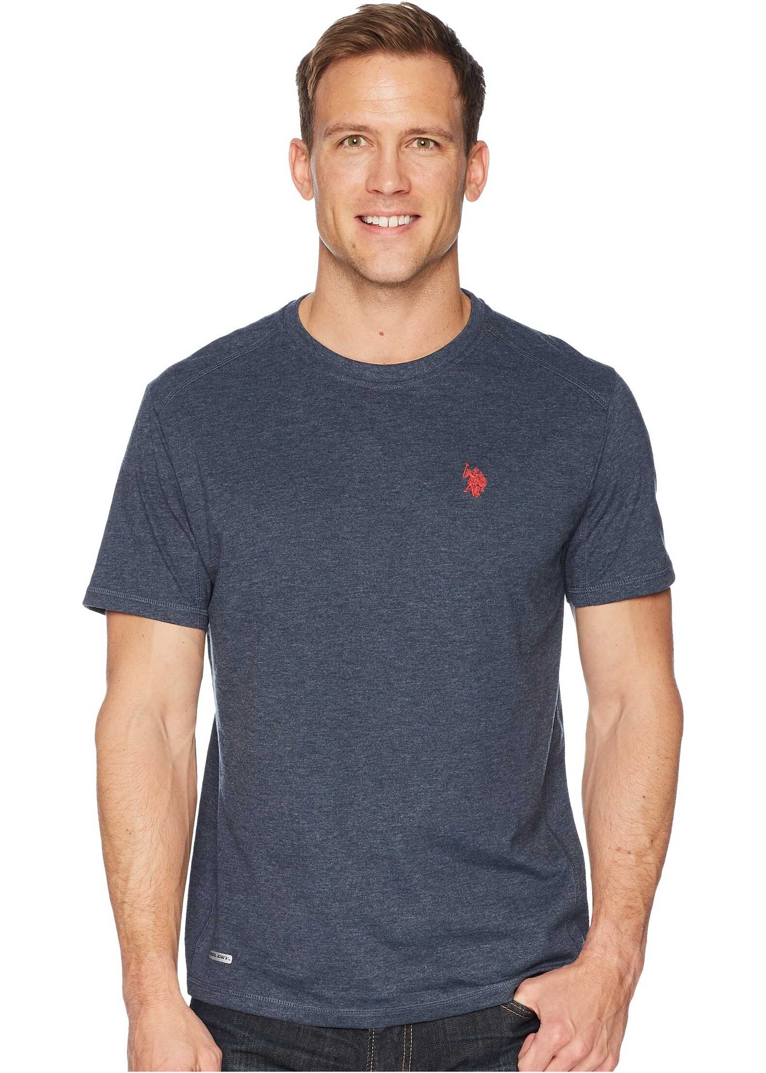 Tricou U.S. POLO ASSN. USPA Tee Shirt Classic Navy Heather