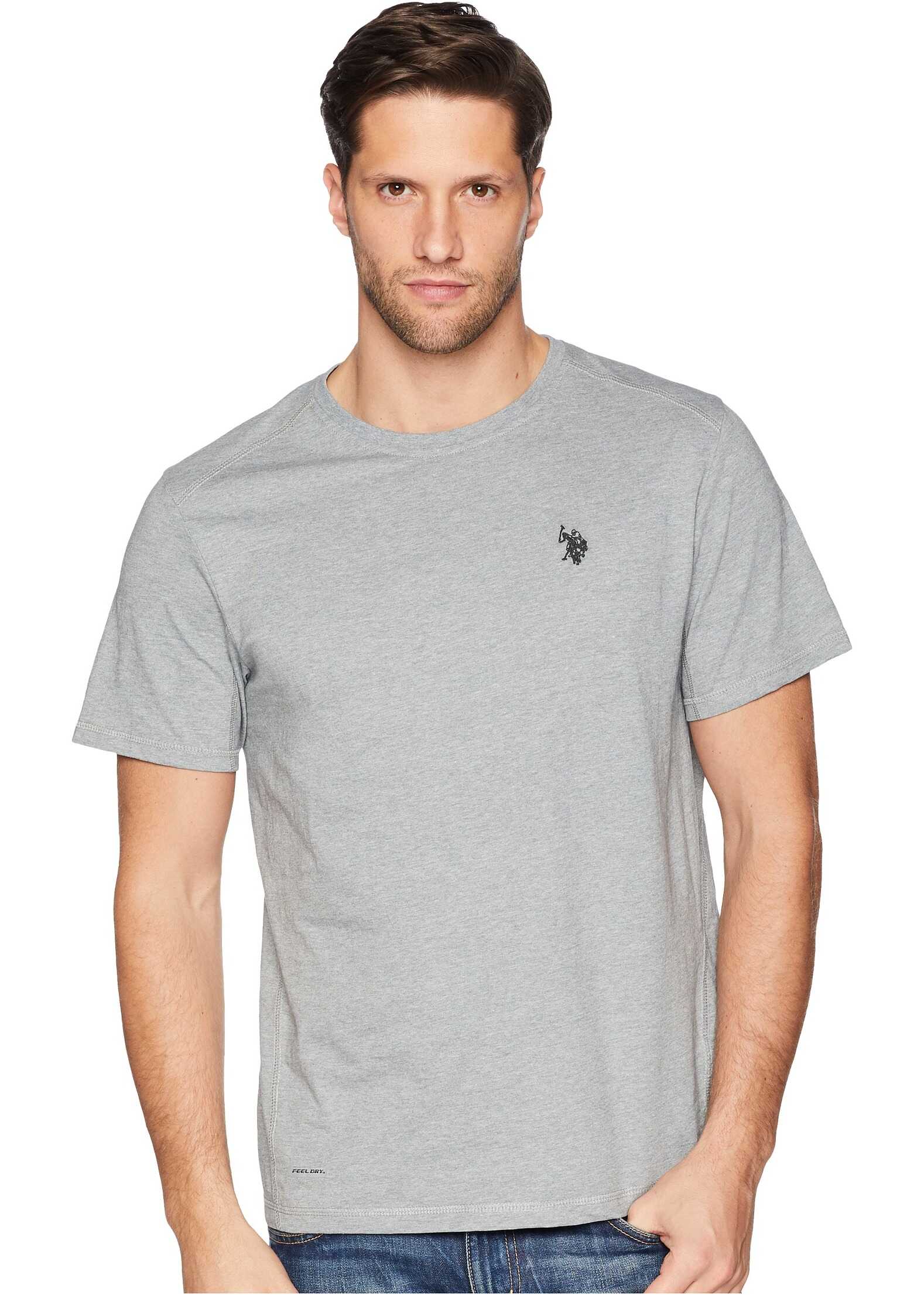 Tricou U.S. POLO ASSN. USPA Tee Shirt Heather Grey