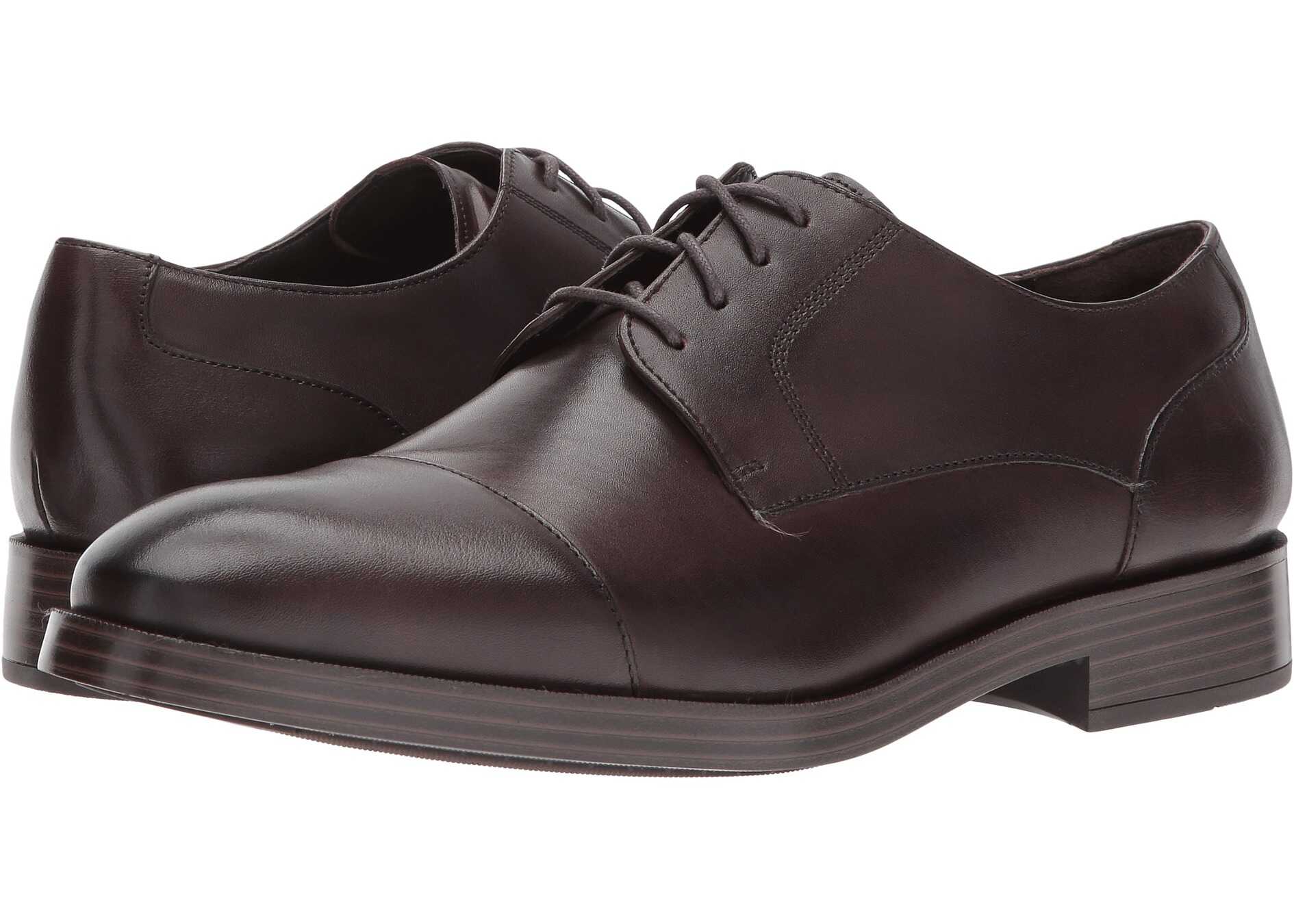 Pantof Cole Haan Henry Grand Cap Toe Oxford Dark Brown/Dark Brown