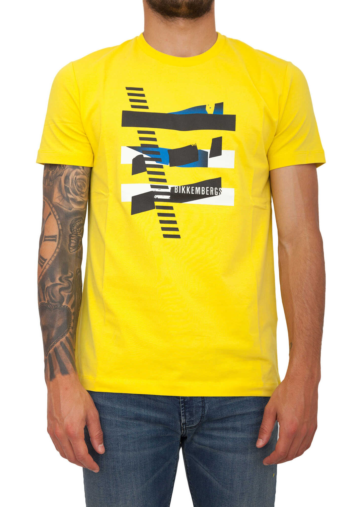 Tricou Bikkembergs ACE652A1 YELLOW
