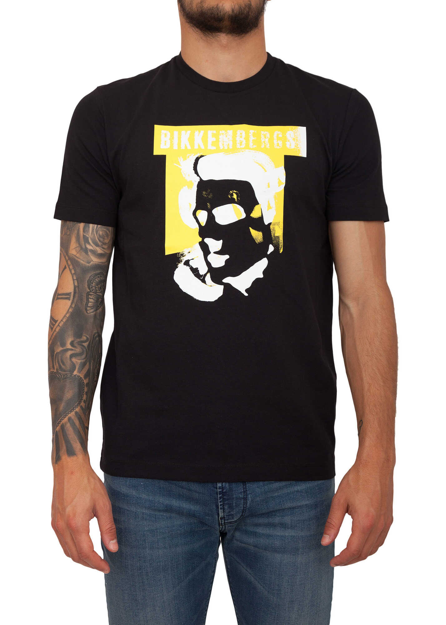 Tricou Bikkembergs 342E8581 BLACK