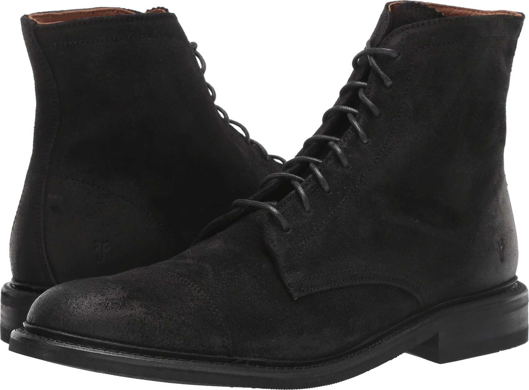 Bocanc Frye Seth Cap Toe Lace-Up Black