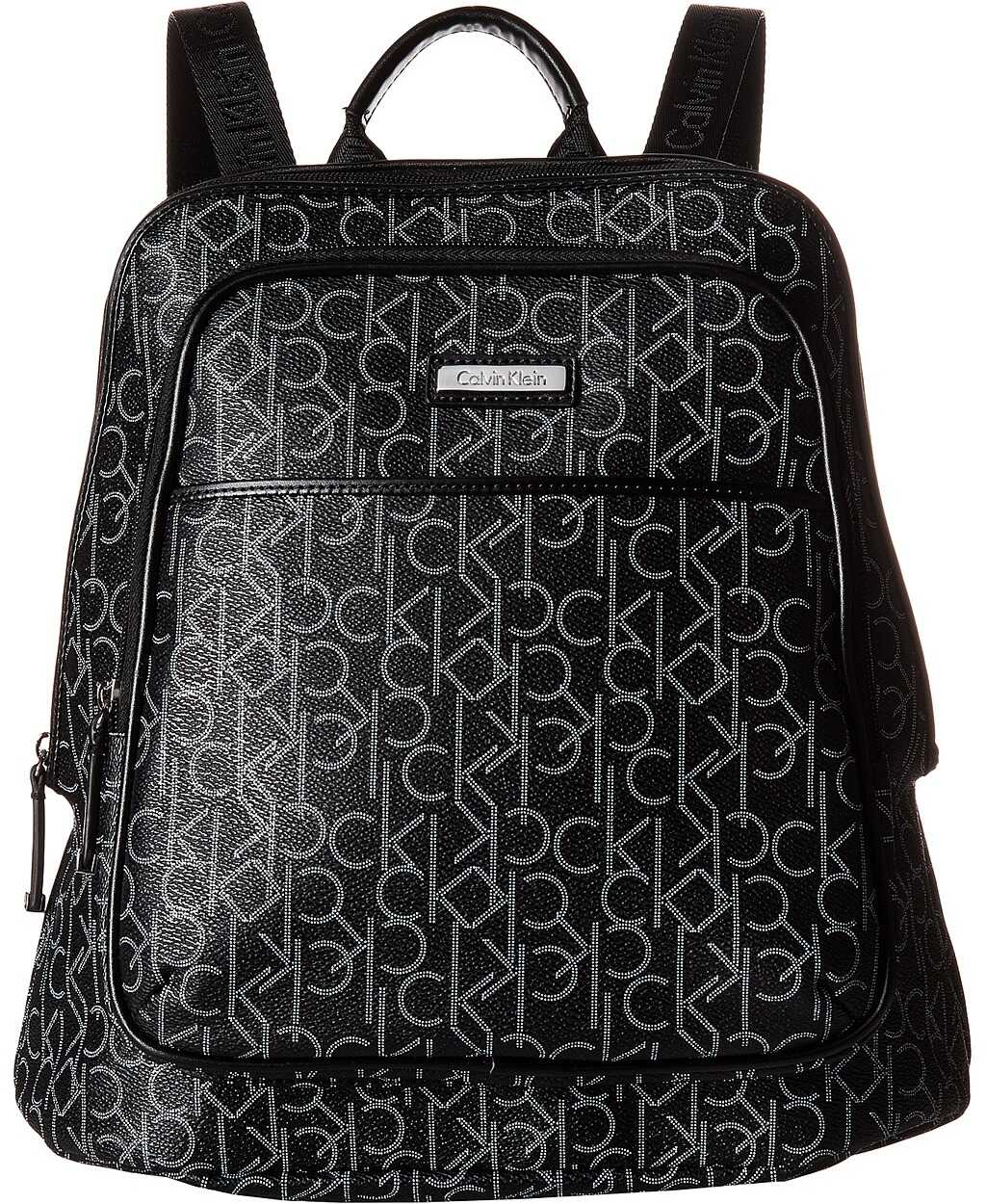 Calvin Klein Monogram Backpack Black/White